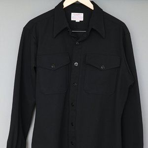 70s Heavy Black Vintage Shirt/Jacket